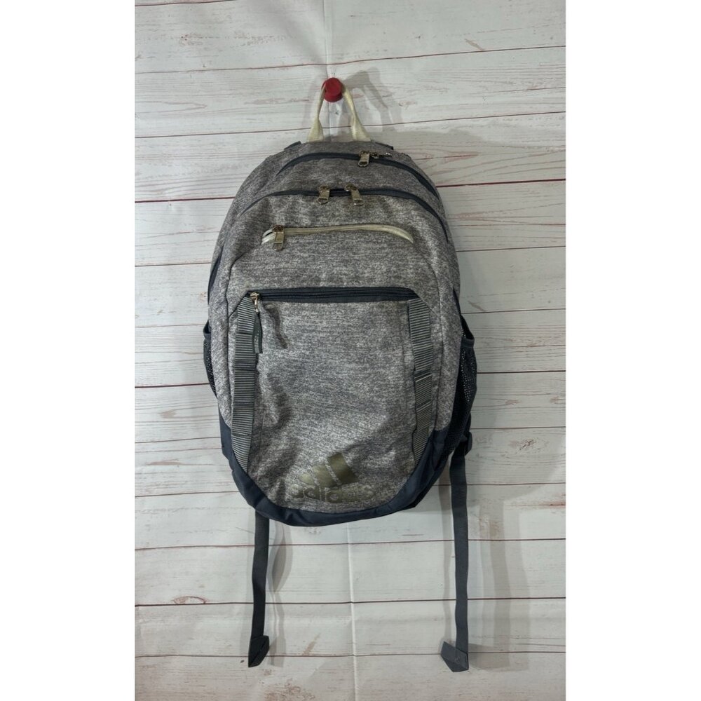 Adidas Gray Backpack Multi Pocket Padded Laptop S… - image 2